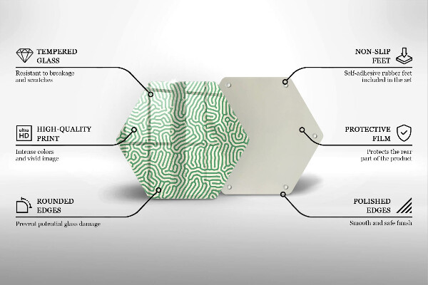 Tocător de bucătărie Linii abstracte