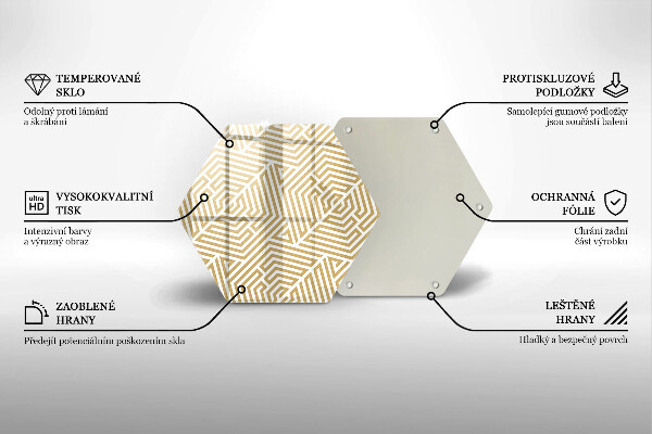 Tocător de bucătărie Linii geometrice
