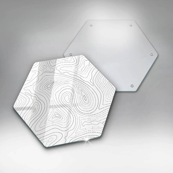 Tocător de bucătărie Forme abstracte