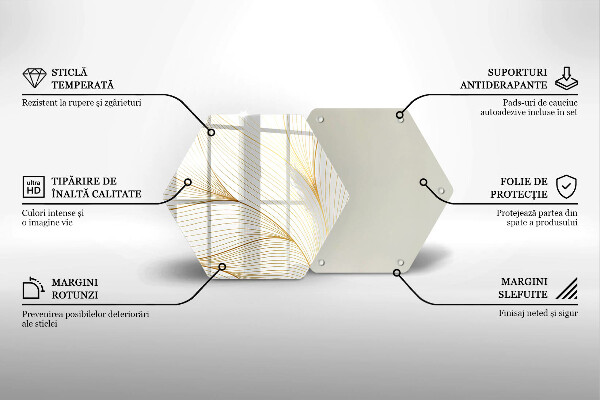 Tocător de bucătărie Model de linii moderne