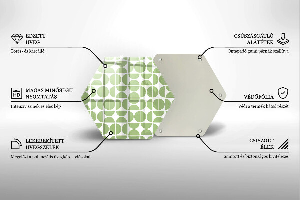 Tocător de bucătărie Model de forme boho