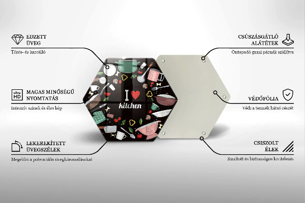Tocător de bucătărie Ilustrație Îmi place bucătăria