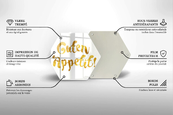 Tocător de bucătărie Inscripția Guten Appet!