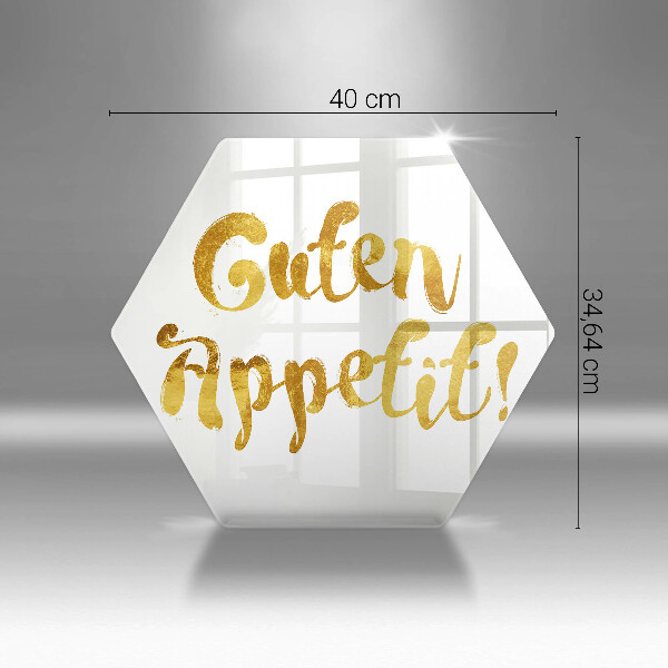 Tocător de bucătărie Inscripția Guten Appet!