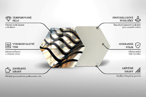 Tocător de bucătărie Forme metalice 3D