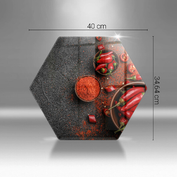 Tocător sticlă Ardei iute roșu