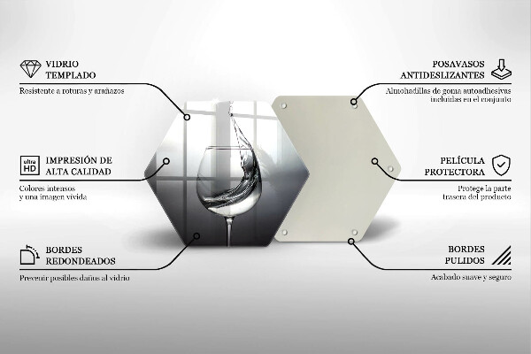 Tocător sticlă Un pahar de apă