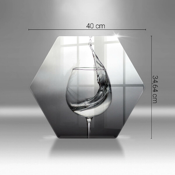 Tocător sticlă Un pahar de apă