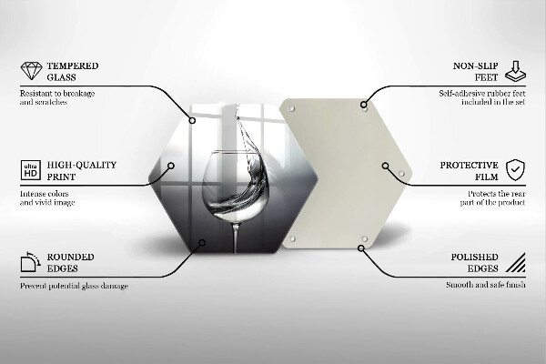 Tocător sticlă Un pahar de apă