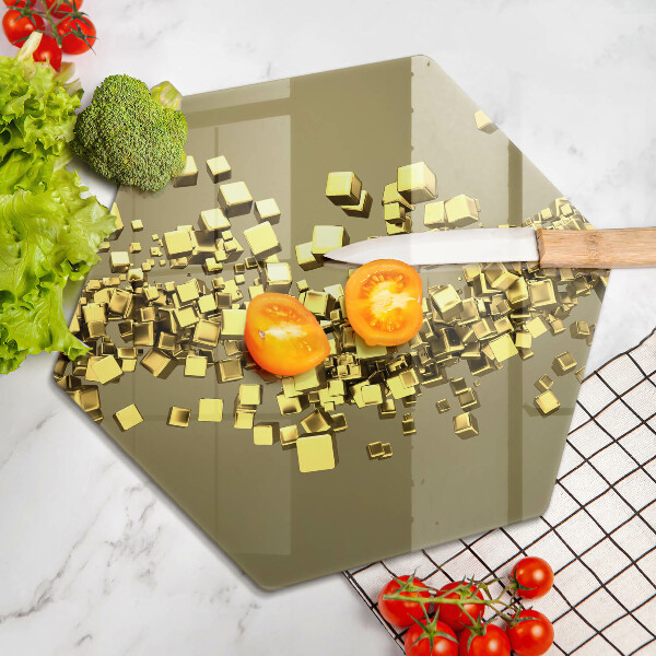 Tocător de bucătărie Geometrie abstractă 3D