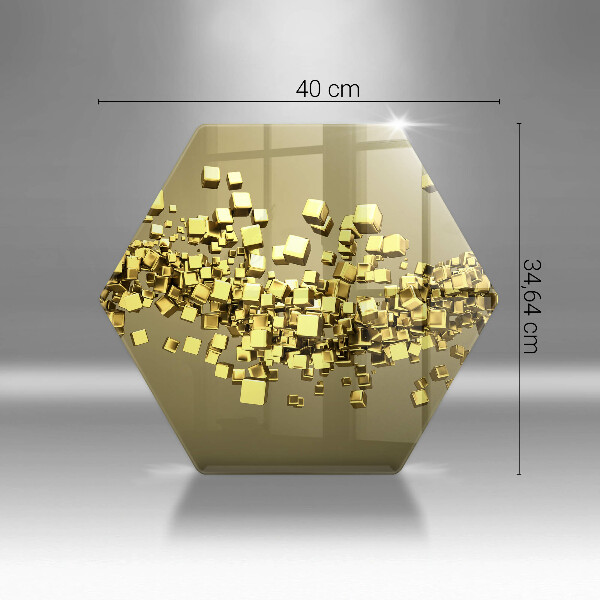 Tocător de bucătărie Geometrie abstractă 3D