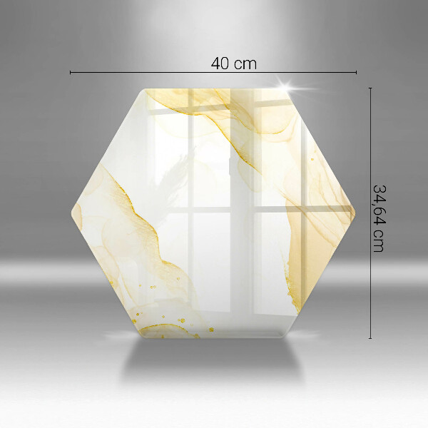 Tocător de bucătărie Abstracția aurie