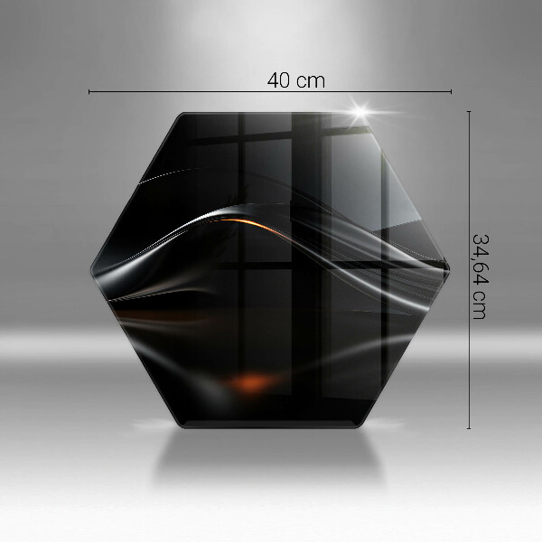 Tocător sticlă Design 3D abstract