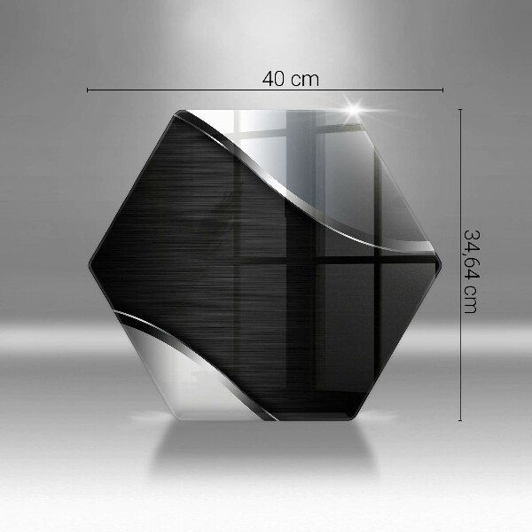 Tocător de bucătărie Abstracția metalului