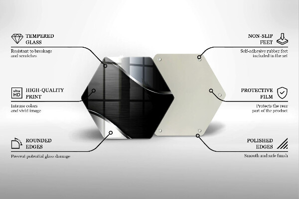 Tocător de bucătărie Abstracția metalului