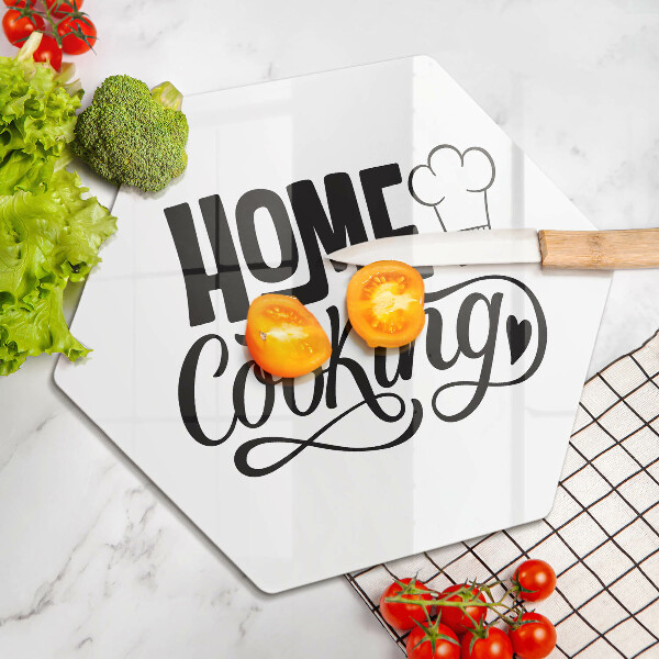 Tocător de bucătărie Inscripția Home cooking