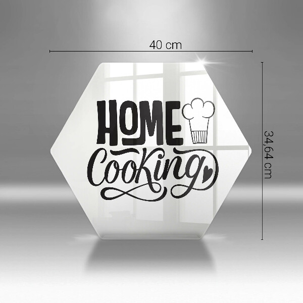 Tocător de bucătărie Inscripția Home cooking