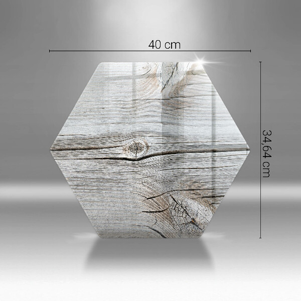 Tocător din sticlă Structură din lemn strălucitor