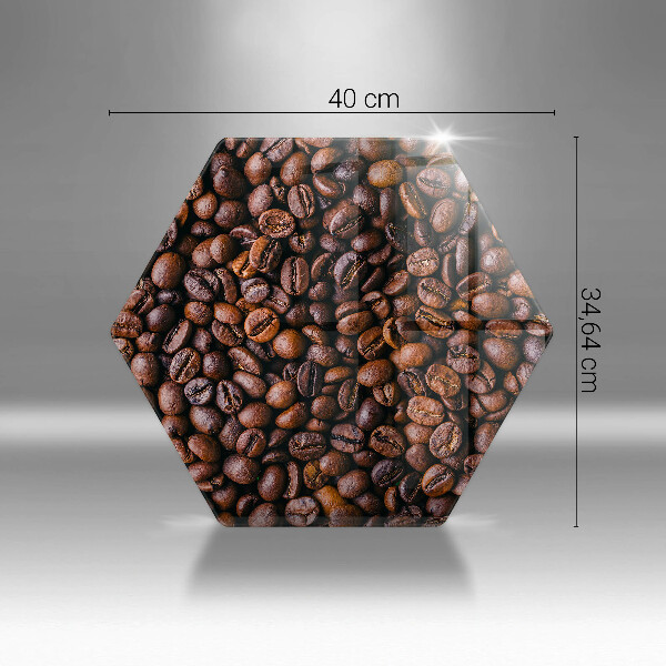 Tocător din sticlă Boabe de cafea