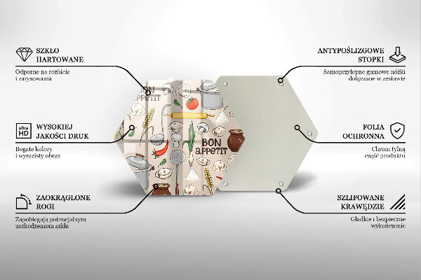 Tocător din sticlă Ilustrație bucătărie