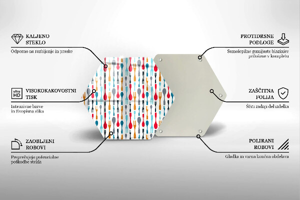 Tocător din sticlă Ilustrație cu lingură