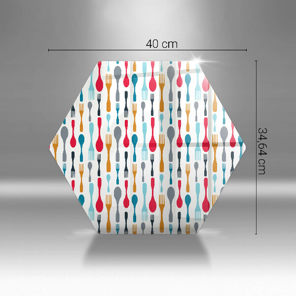 Tocător din sticlă Ilustrație cu lingură