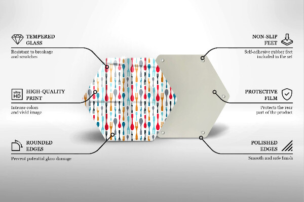 Tocător din sticlă Ilustrație cu lingură