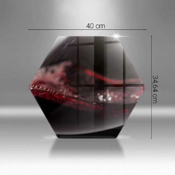 Tocător din sticlă Vin roșu într-un pahar