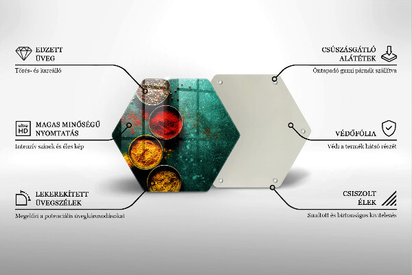 Tocător din sticlă Condimente orientale