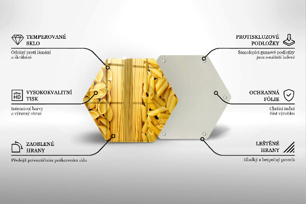 Tocător din sticlă Paste