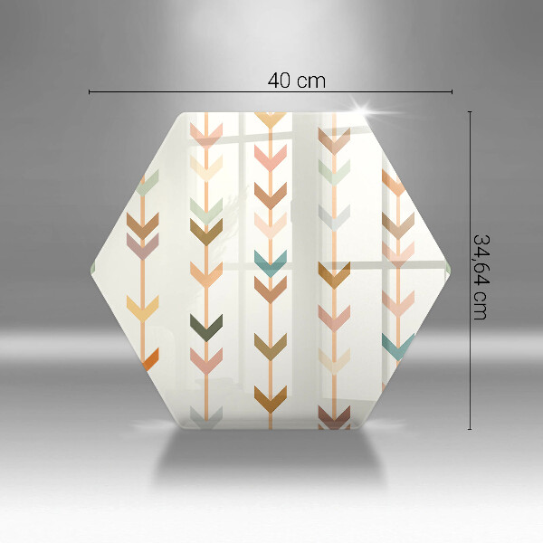 Tocător din sticlă Elemente geometrice