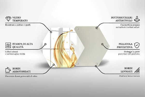 Tocător din sticlă ulei de masline