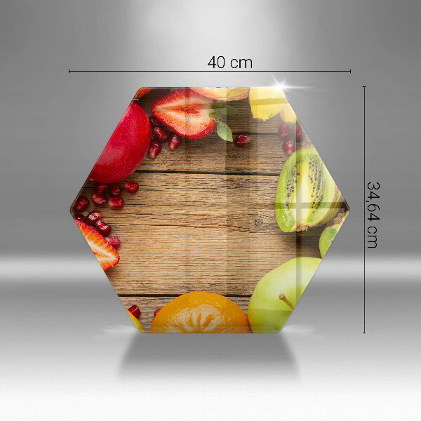 Tocător din sticlă Fructe proaspete