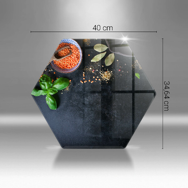 Tocător din sticlă Boluri cu condimente