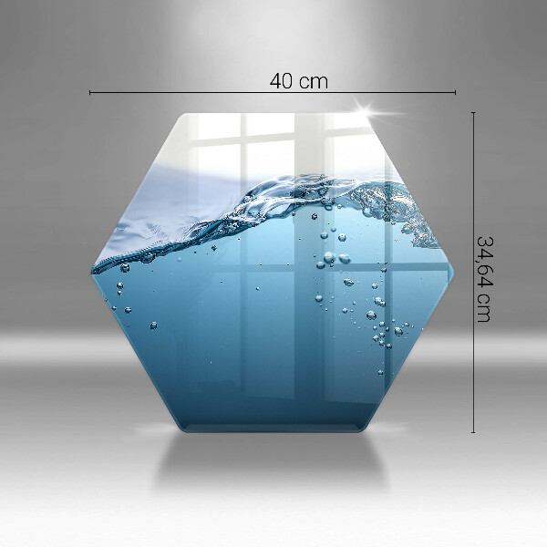 Tocător sticlă Apa albastra