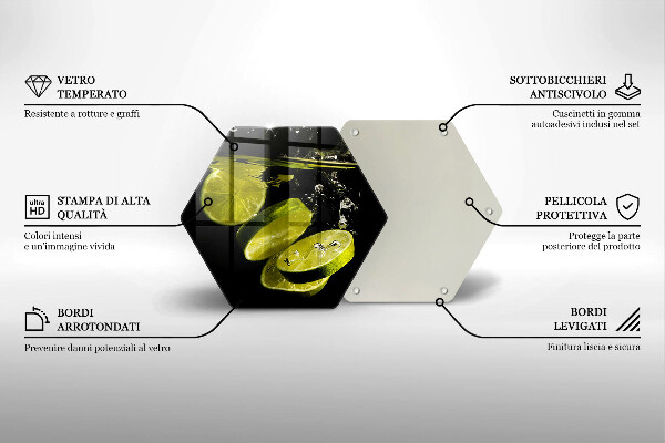Tocător sticlă Tei în apă