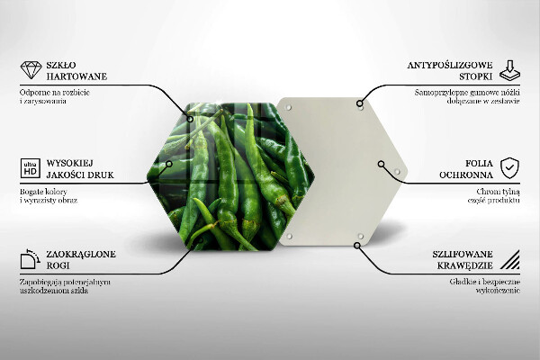 Tocător sticlă Păstăi de mazăre