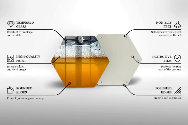 Tocător sticlă Bea spuma de bere