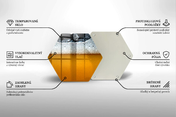 Tocător sticlă Bea spuma de bere
