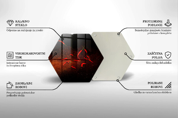 Tocător sticlă Ardei iute