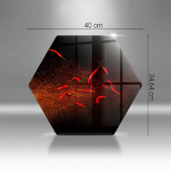 Tocător sticlă Ardei iute