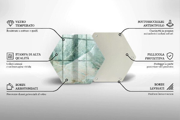Tocător de bucătărie Structură de piatră