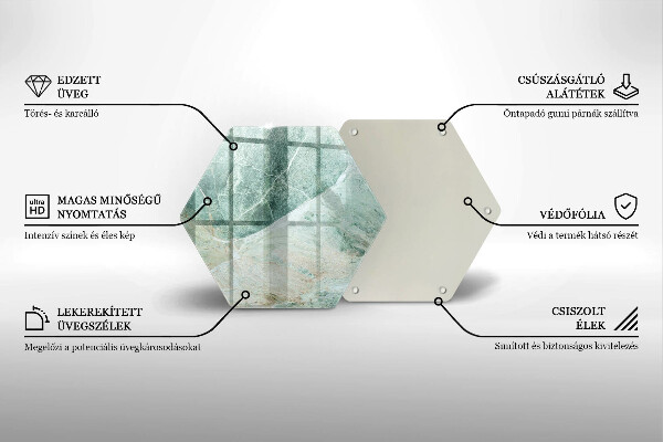 Tocător de bucătărie Structură de piatră