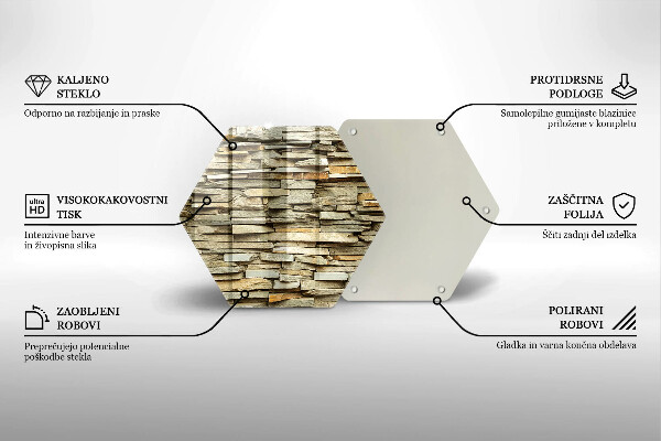 Tocător de bucătărie Pietre decorative