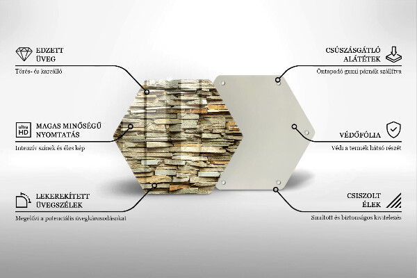 Tocător de bucătărie Pietre decorative