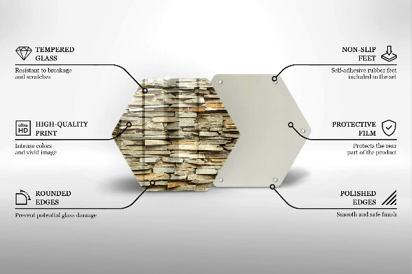 Tocător de bucătărie Pietre decorative