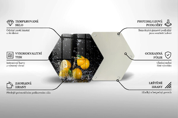 Tocător de bucătărie Fructe suculente de lămâie