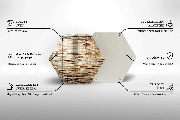 Tocător de bucătărie Textura pietrelor decorative