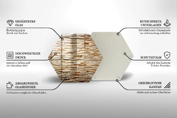 Tocător de bucătărie Textura pietrelor decorative