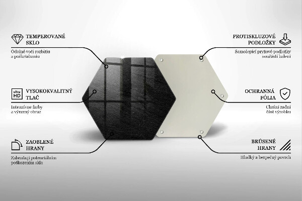 Tocător sticlă textura stâncii